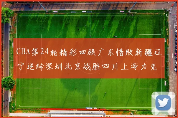 CBA第24轮精彩回顾广东惜败新疆辽宁逆转深圳北京战胜四川上海力克北控展现强劲实力